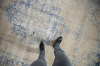 7.5x10 Vintage Distressed Oushak Carpet