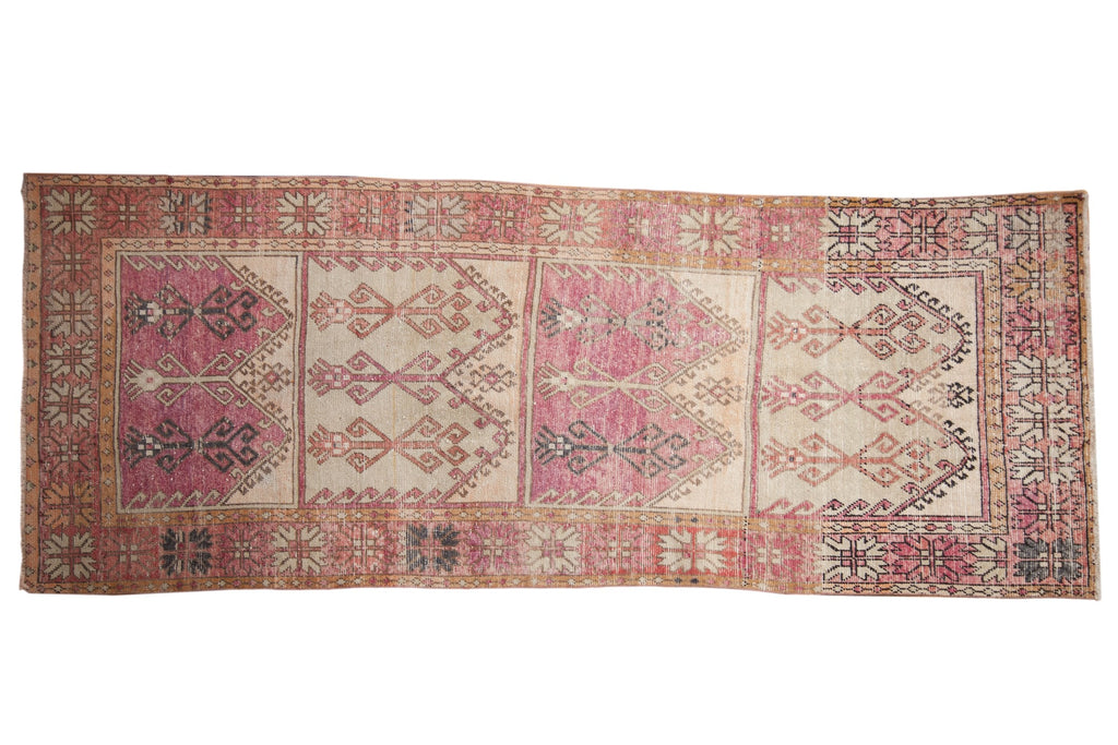 4.5x11.5 Vintage Distressed Oushak Rug Runner