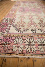 4.5x11.5 Vintage Distressed Oushak Rug Runner