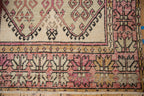 4.5x11.5 Vintage Distressed Oushak Rug Runner