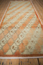 3.5x9.5 Vintage Distressed Oushak Rug Runner