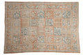 6.5x9.5 Vintage Distressed Turkish Bakhtiari Design Carpet