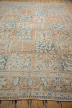 6.5x9.5 Vintage Distressed Turkish Bakhtiari Design Carpet