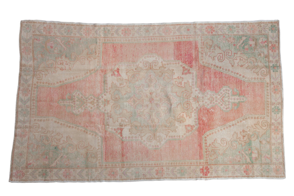 4.5x8 Vintage Distressed Oushak Rug Runner