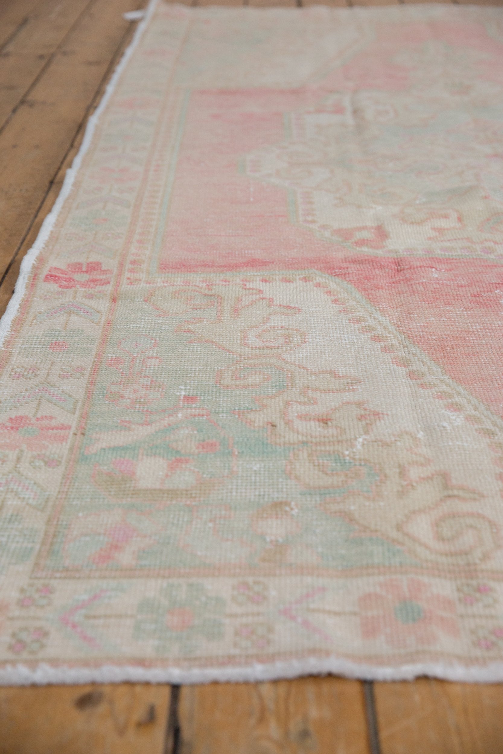 4.5x8 Vintage Distressed Oushak Rug Runner