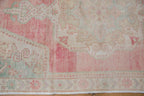 4.5x8 Vintage Distressed Oushak Rug Runner