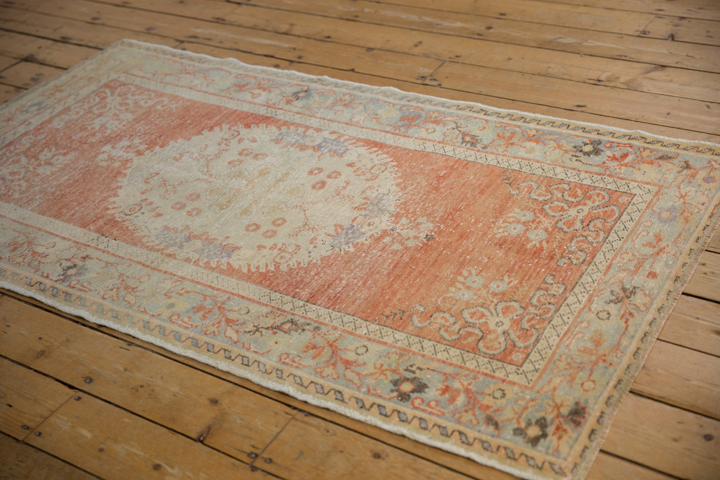 3.5x6.5 Vintage Distressed Oushak Rug