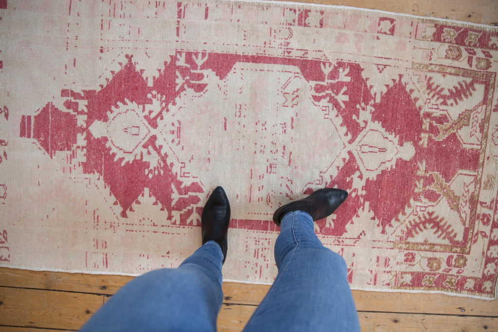 3x6 Vintage Distressed Oushak Rug Runner