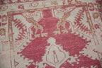 3x6 Vintage Distressed Oushak Rug Runner