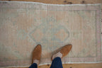 2.5x4.5 Vintage Distressed Oushak Rug