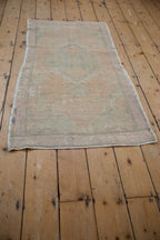 2.5x4.5 Vintage Distressed Oushak Rug