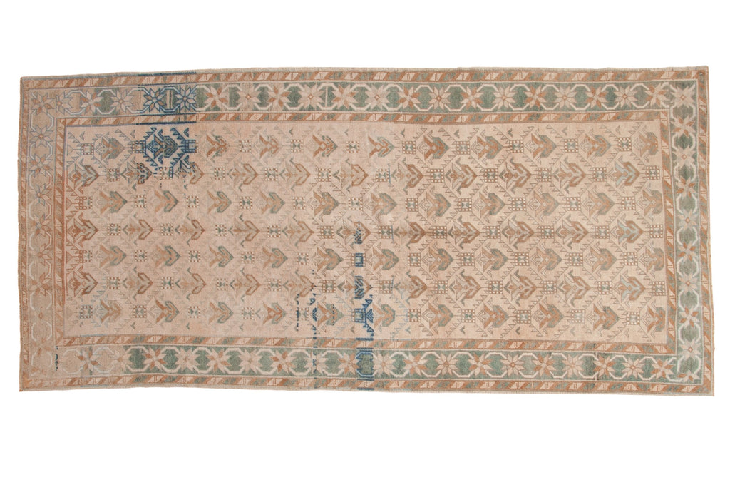 5x10.5 Vintage Distressed Oushak Rug Runner