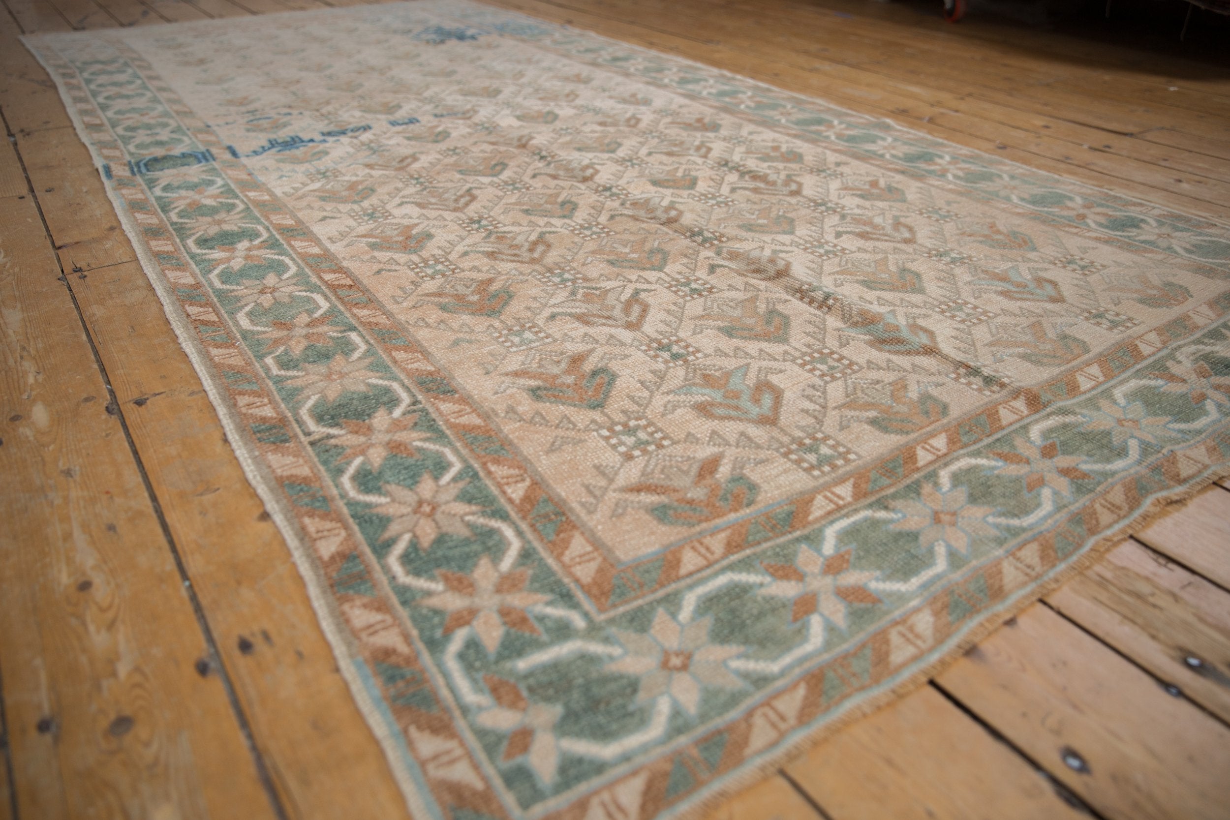 5x10.5 Vintage Distressed Oushak Rug Runner