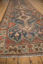 4x14 Vintage Distressed Hamadan Rug Runner