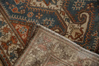 4x14 Vintage Distressed Hamadan Rug Runner