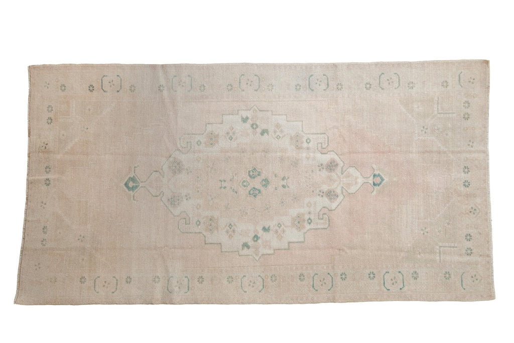 4x8 Vintage Distressed Oushak Rug Runner