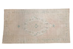 4x8 Vintage Distressed Oushak Rug Runner