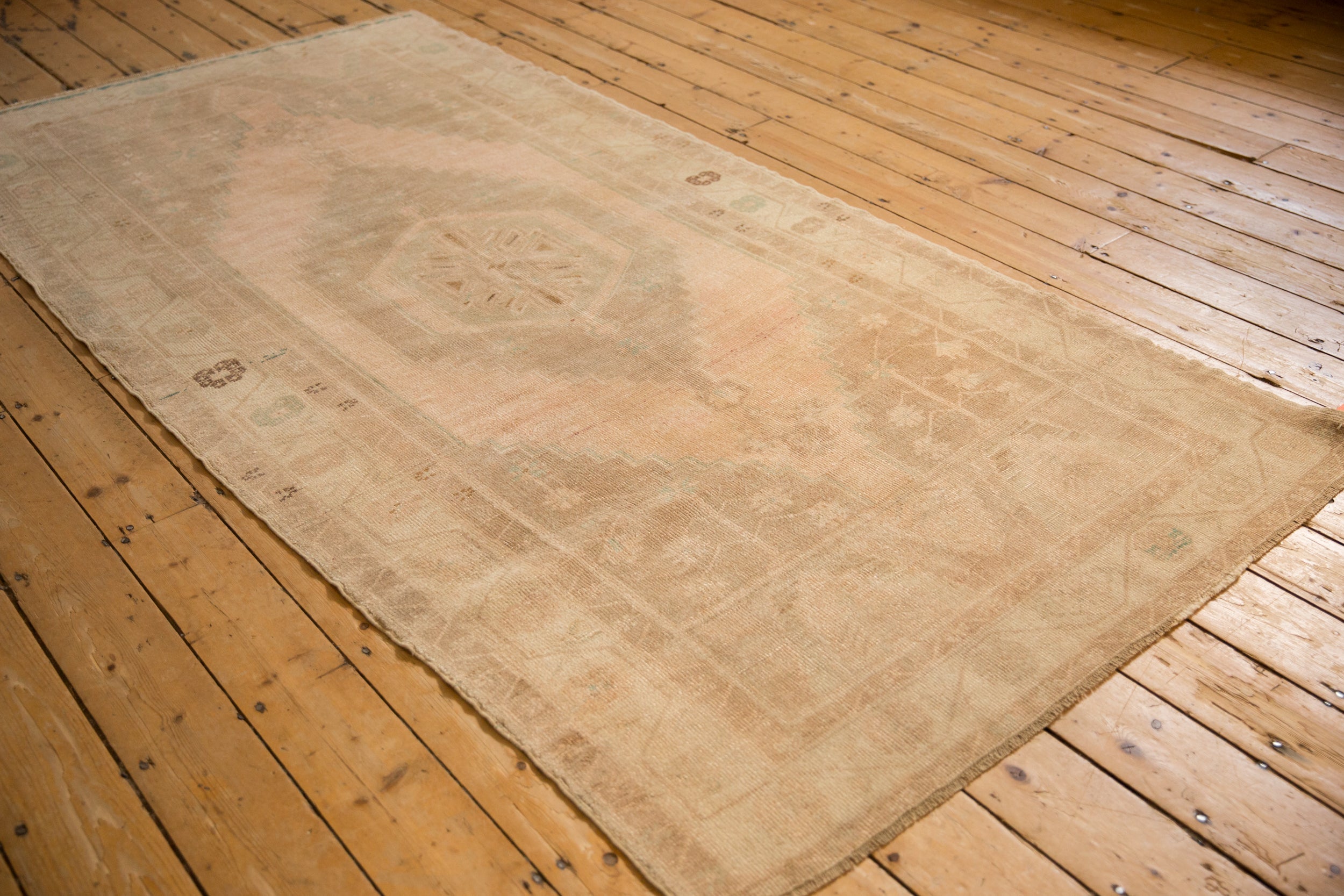 4x9 Vintage Distressed Oushak Rug Runner