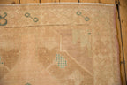 4x9.5 Vintage Distressed Oushak Rug Runner
