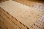 4x9.5 Vintage Distressed Oushak Rug Runner