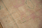 4x9.5 Vintage Distressed Oushak Rug Runner