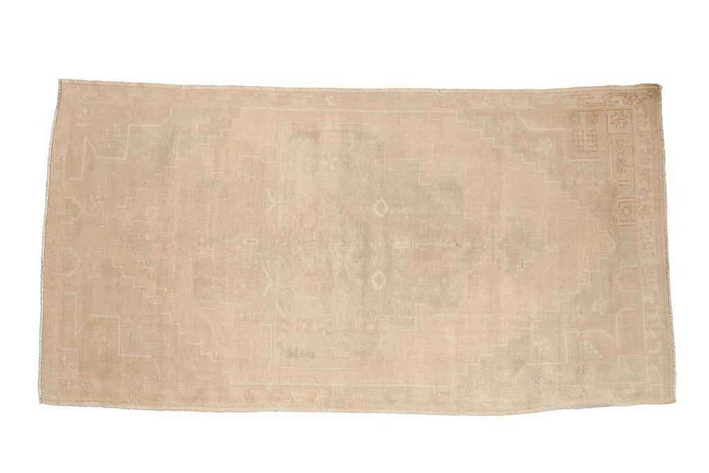 RESERVED 3.5x7 Vintage Distressed Oushak Rug Runner
