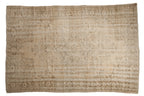 6.5x9.5 Vintage Distressed Oushak Carpet