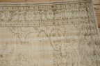 6.5x9.5 Vintage Distressed Oushak Carpet