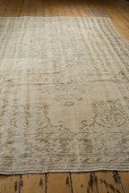 6.5x9.5 Vintage Distressed Oushak Carpet