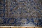 6.5x9 Vintage Distressed Overdyed Oushak Carpet