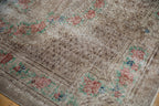 5.5x9.5 Vintage Distressed Overdyed Oushak Carpet