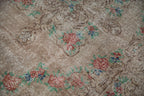 5.5x9.5 Vintage Distressed Overdyed Oushak Carpet