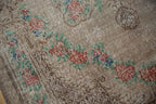 5.5x9.5 Vintage Distressed Overdyed Oushak Carpet