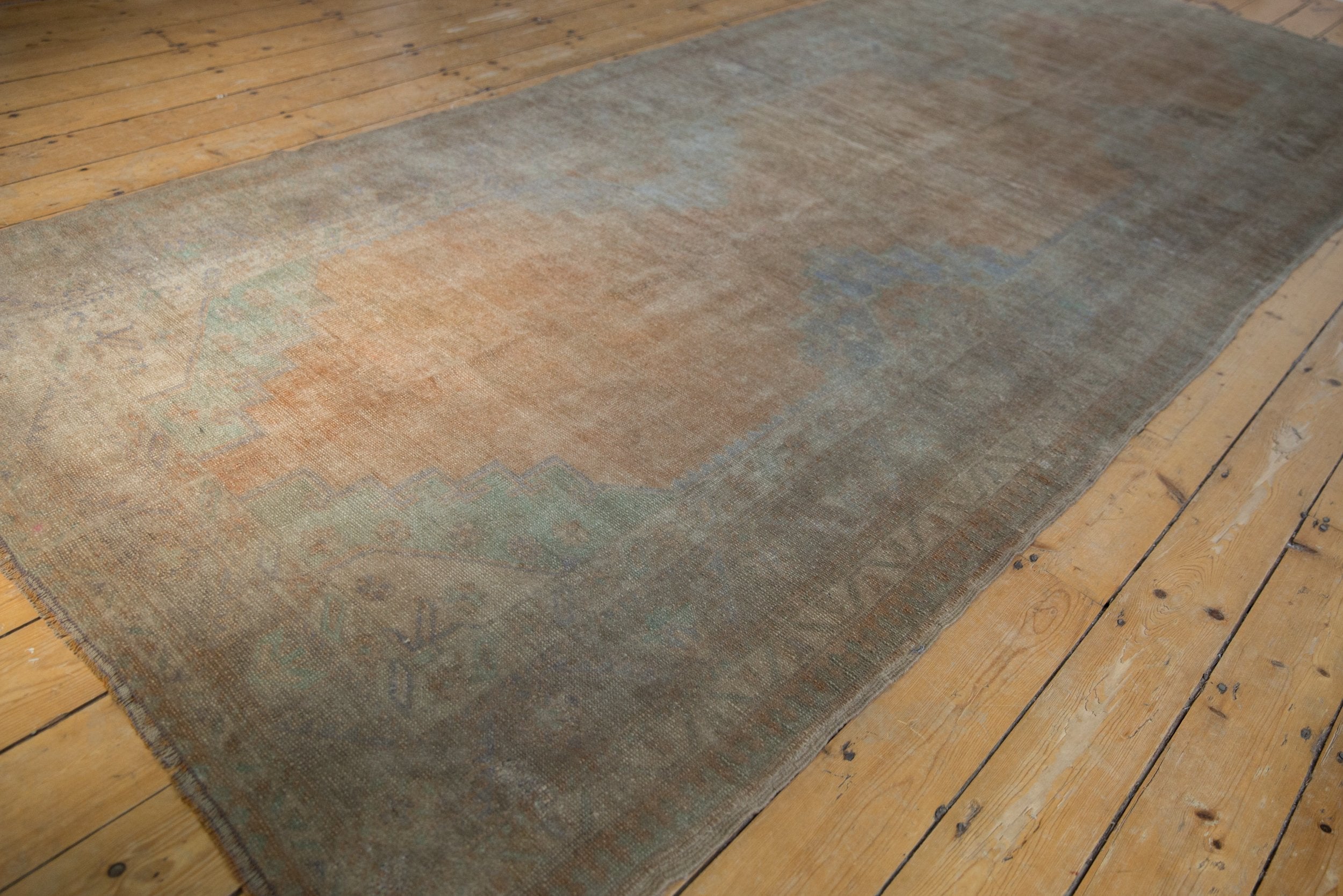 5x12.5 Vintage Distressed Oushak Rug Runner