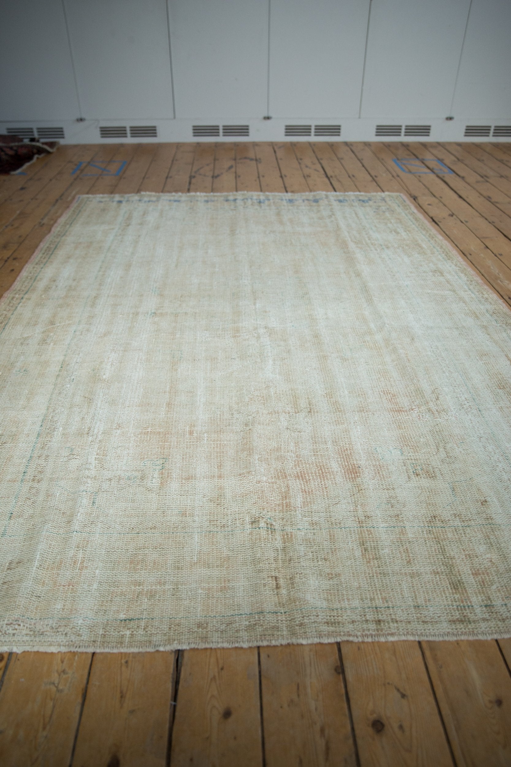 6x8.5 Vintage Distressed Oushak Carpet