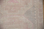 3.5x11.5 Vintage Distressed Oushak Rug Runner