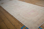 3.5x11.5 Vintage Distressed Oushak Rug Runner