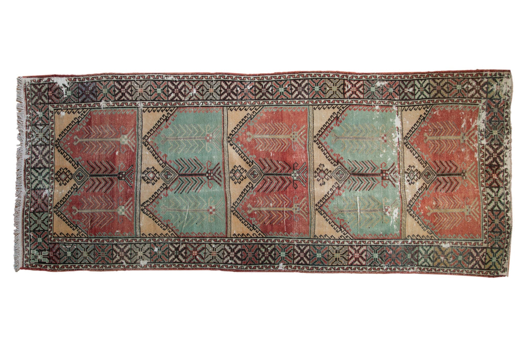 5x12.5 Vintage Distressed Oushak Rug Runner
