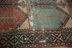 5x12.5 Vintage Distressed Oushak Rug Runner