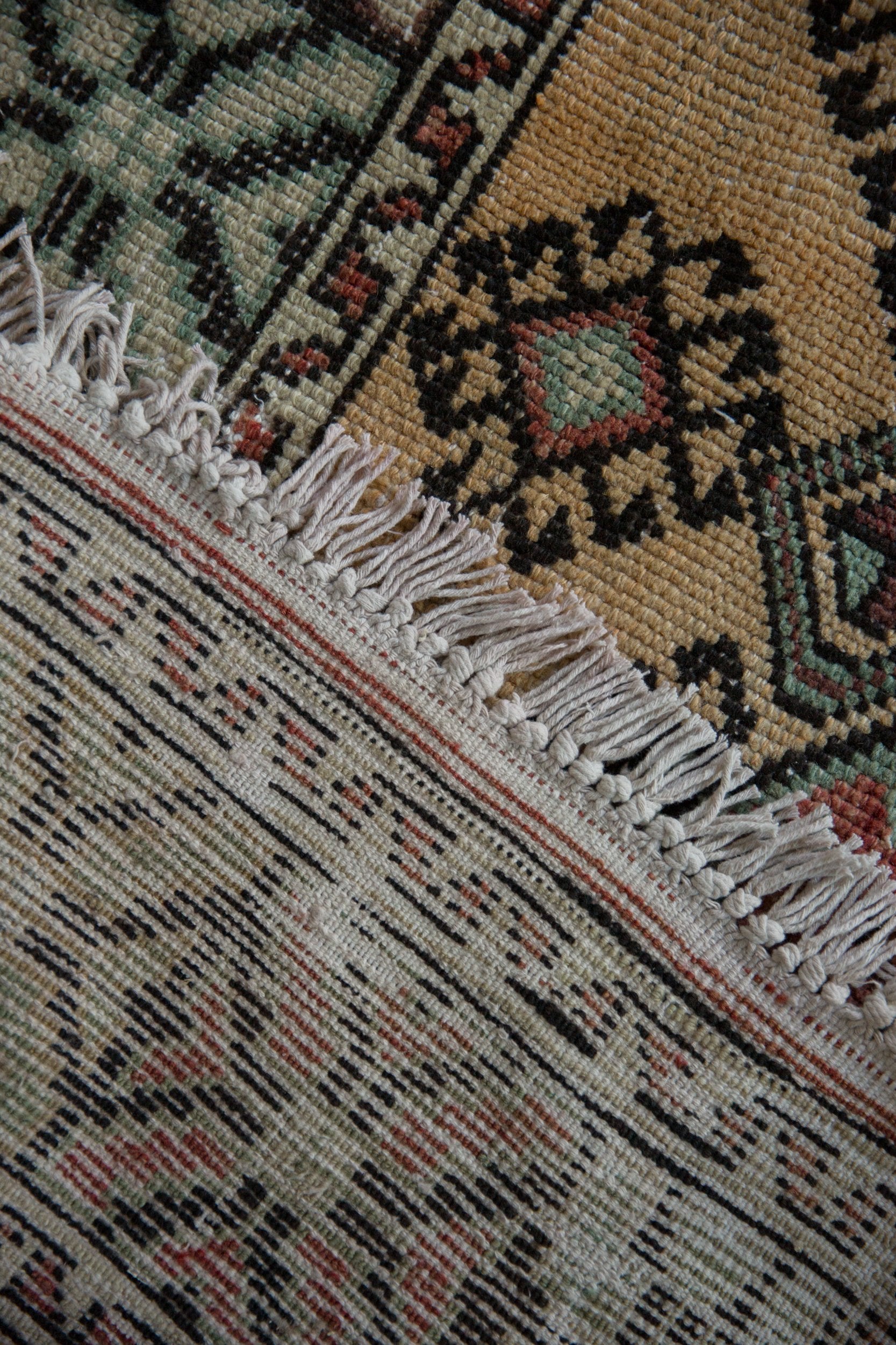 5x12.5 Vintage Distressed Oushak Rug Runner