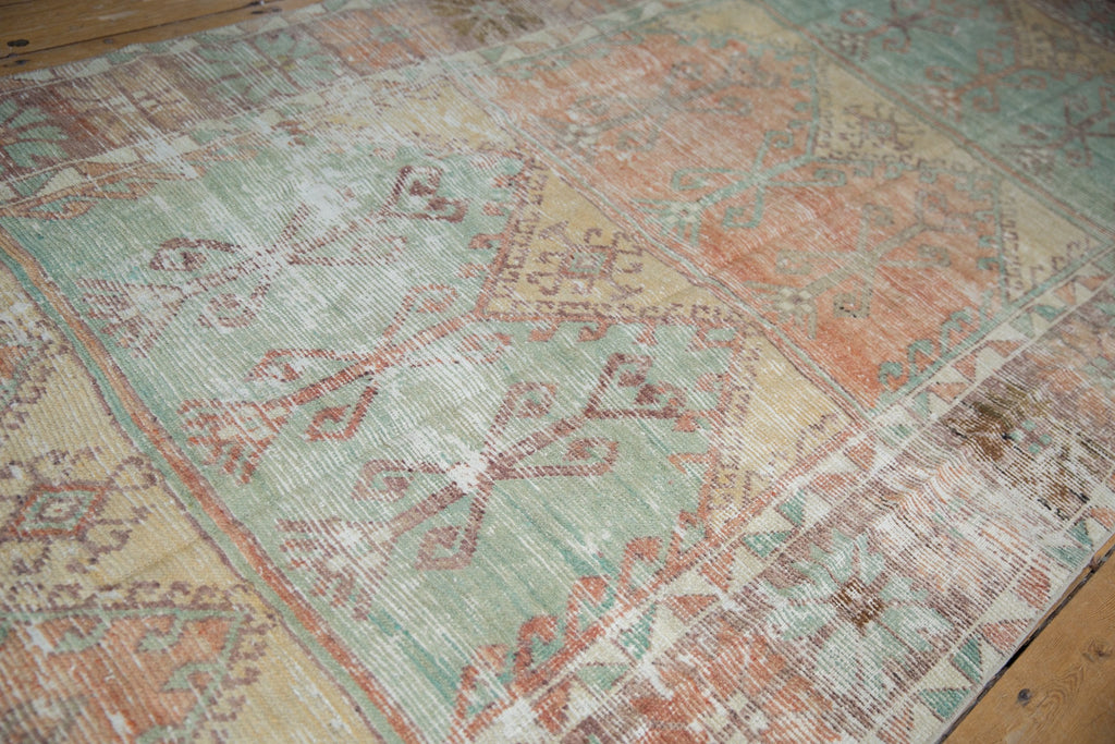5x11.5 Vintage Distressed Oushak Rug Runner