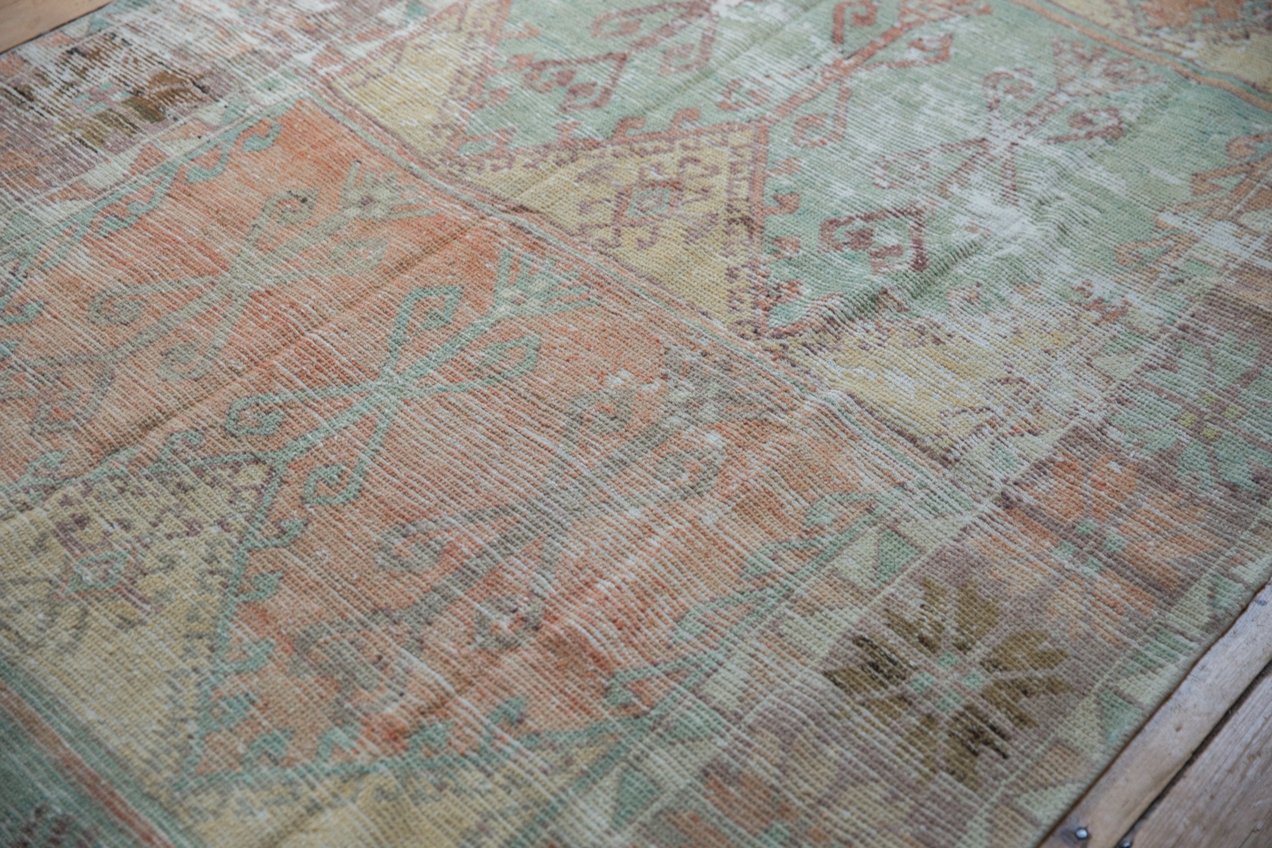 5x11.5 Vintage Distressed Oushak Rug Runner