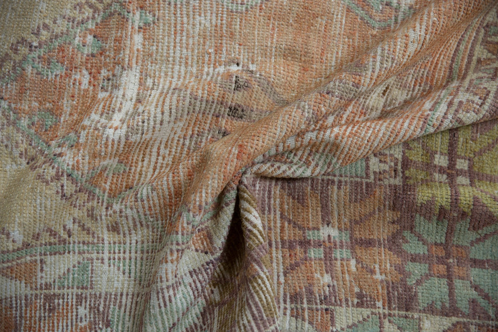 5x11.5 Vintage Distressed Oushak Rug Runner