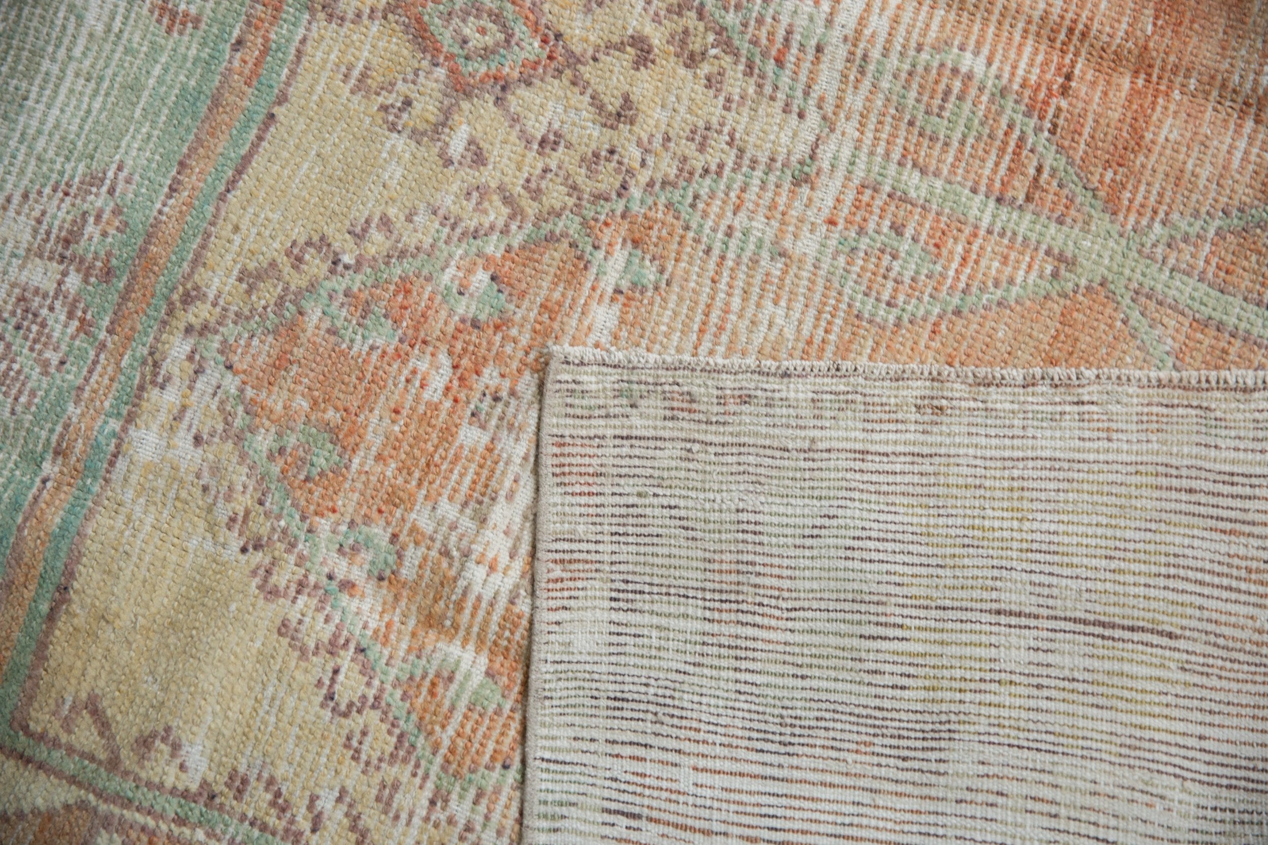 5x11.5 Vintage Distressed Oushak Rug Runner