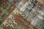 4.5x10.5 Vintage Distressed Oushak Rug Runner