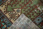 4.5x10.5 Vintage Distressed Oushak Rug Runner