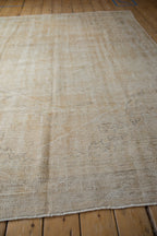 6.5x8.5 Vintage Distressed Oushak Carpet