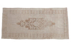 4.5x9.5 Vintage Distressed Oushak Rug Runner
