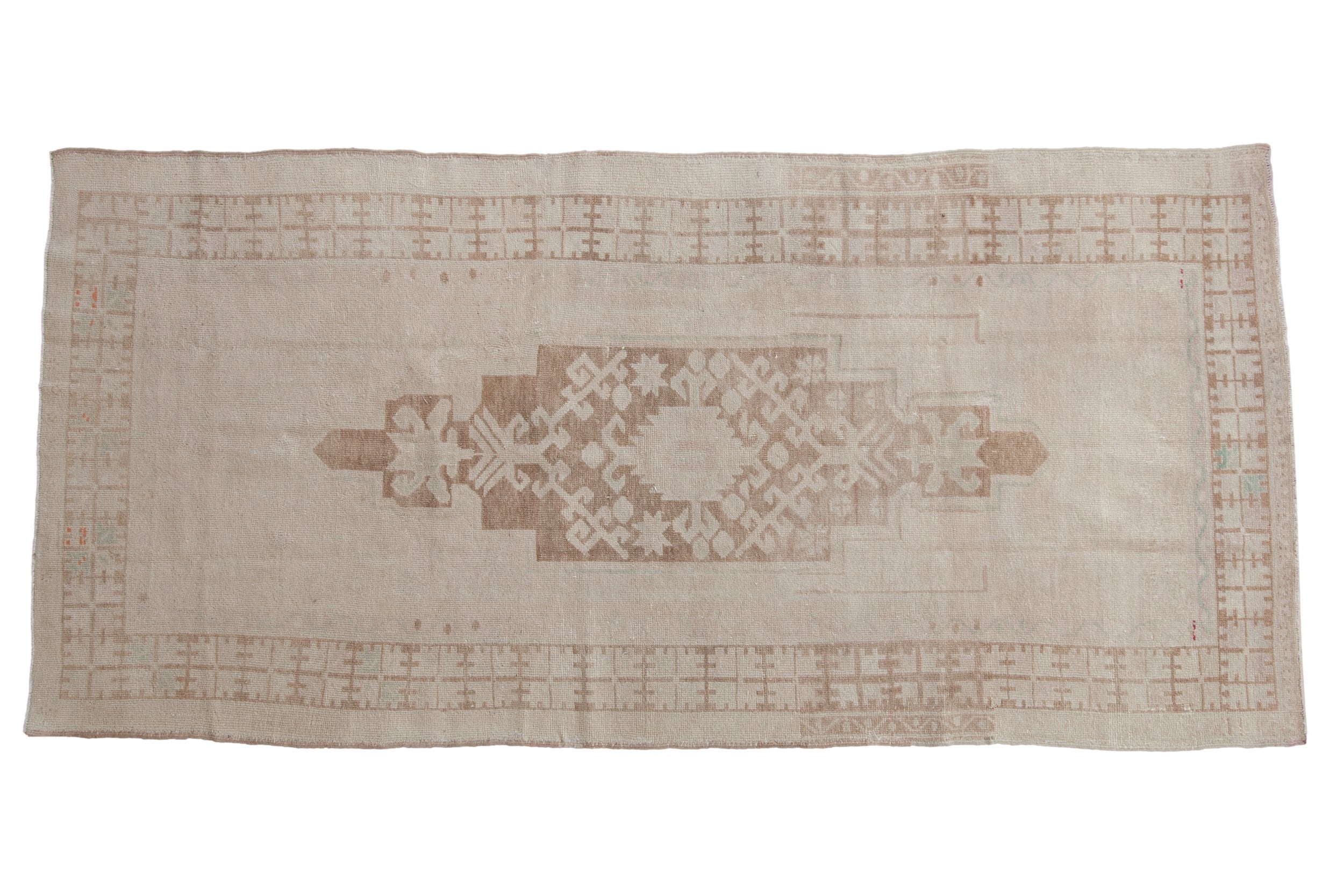 4.5x9.5 Vintage Distressed Oushak Rug Runner