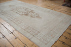 4.5x9.5 Vintage Distressed Oushak Rug Runner